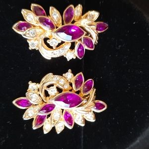 Vintage Rhinestone Earrings
